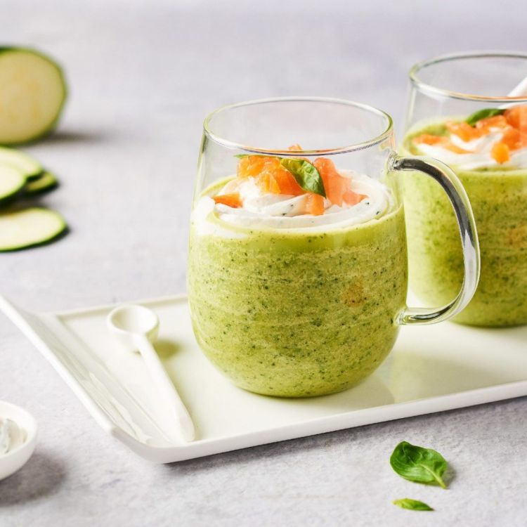 Cappuccino courgette-gingembre