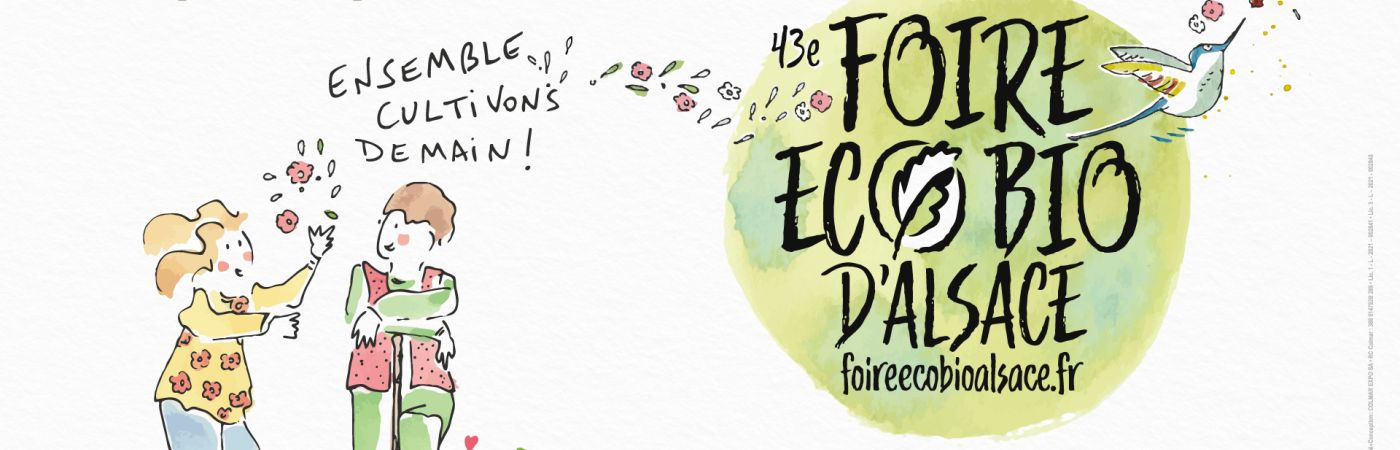 Affiche Foire Ecobio d’Alsace