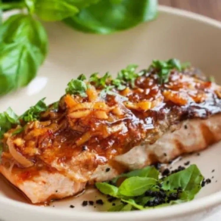 Recette Healthy : Saumon Miel et Gingembre au Four avec SHOGGA