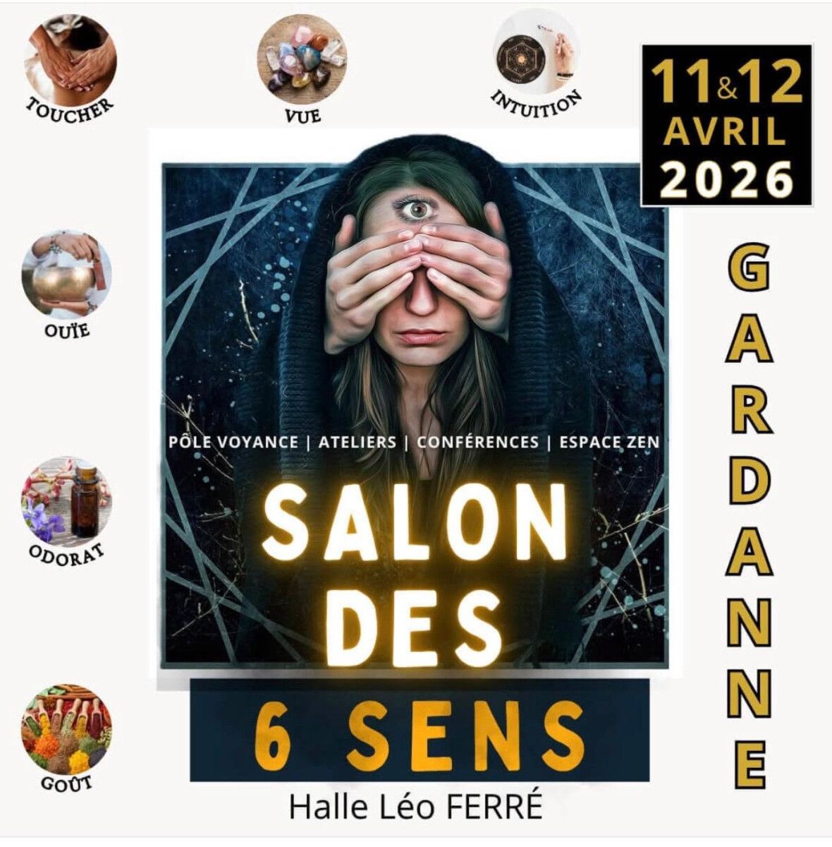 Salon des 6 sens à Gardanne Flyer