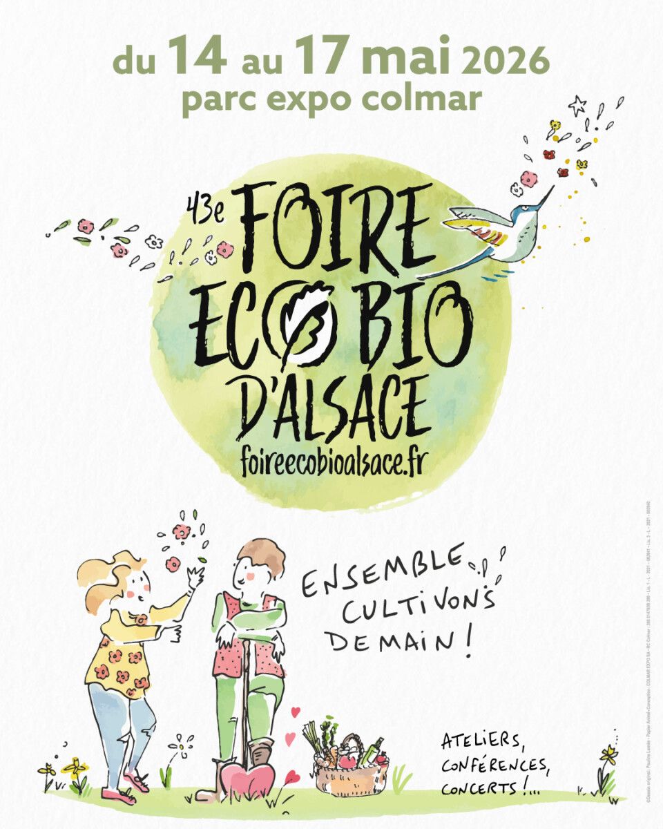 Affiche Foire Ecobio d’Alsace